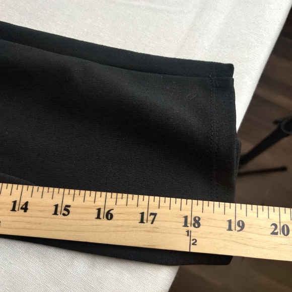 Dots๐ Plus Size Womens Peplum Top Black 3X - Picture 3 of 6